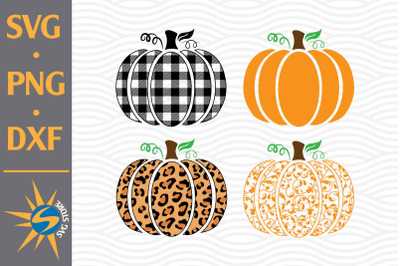 Pumpkin SVG&2C; PNG&2C; DXF Digital Files Include