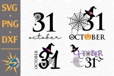 31 October SVG, PNG, DXF Digital Files Include