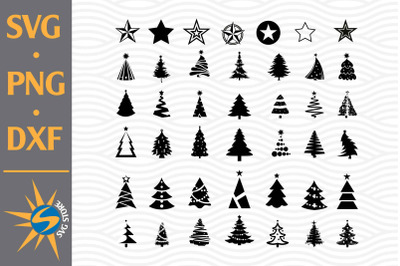 Christmas Tree SVG&2C; PNG&2C; DXF Digital Files Include