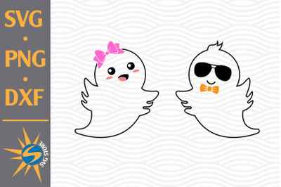 Ghost SVG, PNG, DXF Digital Files Include