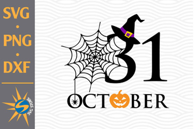 31 October SVG, PNG, DXF Digital Files Include