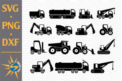 Construction Car SVG, PNG, DXF Digital Files Include