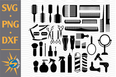 Barber Toolkit SVG, PNG, DXF Digital Files Include