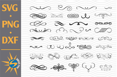 Calligraphic SVG, PNG, DXF Digital Files Include