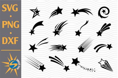 Shooting Star SVG&2C; PNG&2C; DXF Digital Files Include