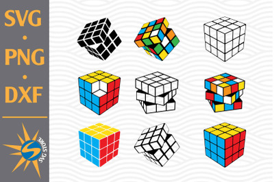 Rubik SVG, PNG, DXF Digital Files Include