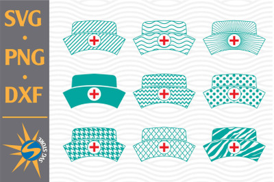 Nurse Hat SVG&2C; PNG&2C; DXF Digital Files Include