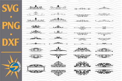 Ornament Graphics SVG, PNG, DXF Digital Files Include