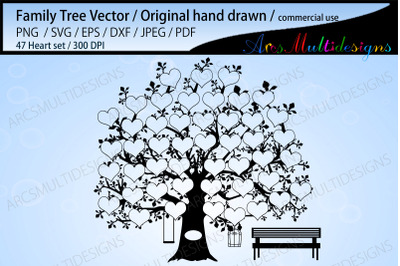 Family tree 47 spots template