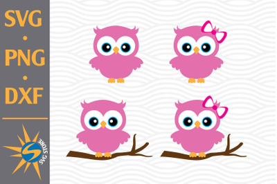 Owl SVG&2C; PNG&2C; DXF Digital Files Include