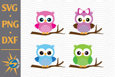 Owl SVG&2C; PNG&2C; DXF Digital Files Include