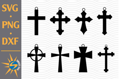 Cross Earring SVG, PNG, DXF Digital Files Include