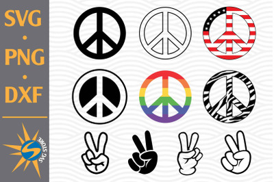 Peace Sign SVG, PNG, DXF Digital Files Include