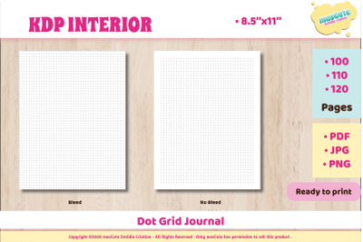 KDP interior Dot Grid Journal
