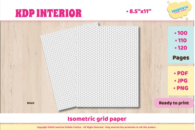 KDP interior Isometric grid paper