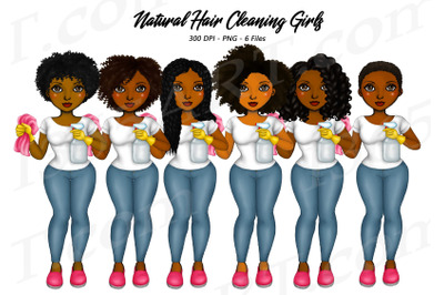 Black Woman Clipart Cleaning Ladies PNG