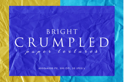Bright Crumpled Paper Textures 2