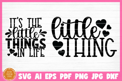 Little Thing Mother Daughter SVG Cut Files