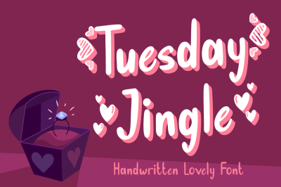 Tuesday Jingle - Lovely Font
