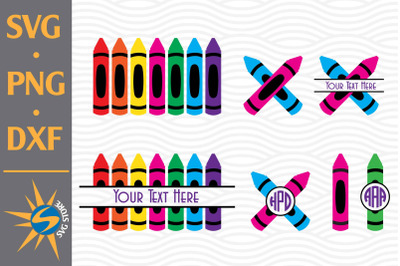 Crayon Monogram SVG, PNG, DXF Digital Files Include