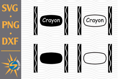 Crayon Label SVG&2C; PNG&2C; DXF Digital Files Include