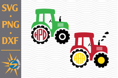 Tractor Monogram SVG&2C; PNG&2C; DXF Digital Files Include