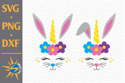 Easter Unicorn SVG&2C; PNG&2C; DXF Digital Files Include