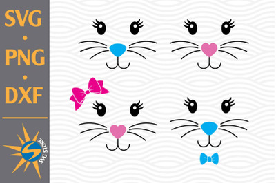 Easter Face SVG&2C; PNG&2C; DXF Digital Files Include