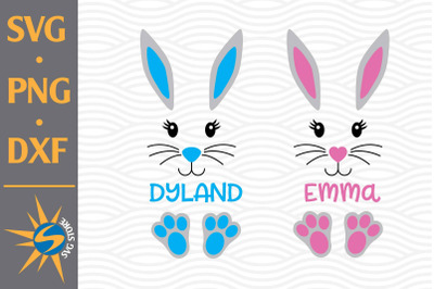 Easter With Your Name SVG&2C; PNG&2C; DXF Digital Files Include