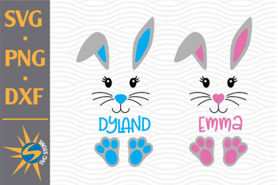 Easter With Your Name SVG&2C; PNG&2C; DXF Digital Files Include