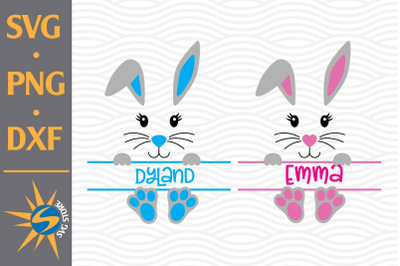 Easter With Your Name SVG&2C; PNG&2C; DXF Digital Files Include