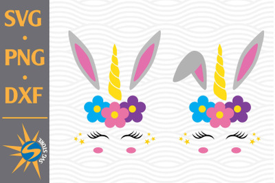 Easter Unicorn SVG&2C; PNG&2C; DXF Digital Files Include