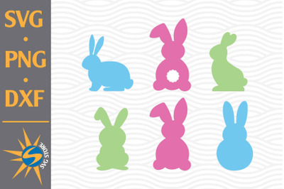 Easter Bunny SVG&2C; PNG&2C; DXF Digital Files Include