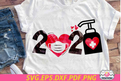 Valentine Quarantine 2021, Valentine&#039;s Day Quarantine, Pandemic SVG