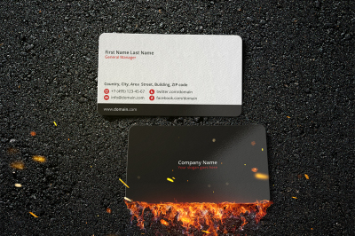 professional business card