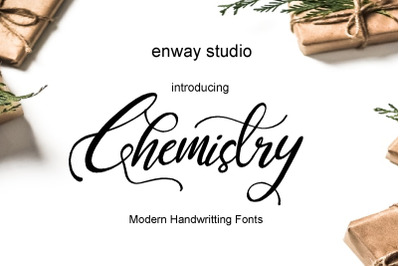 Chemistry fonts Script