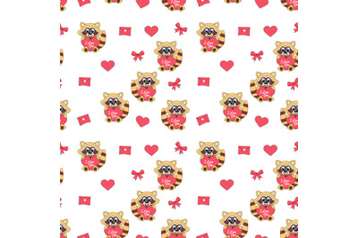 pattern design with cute animal cartoon