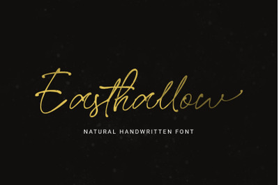 Easthallow Handwritten Font
