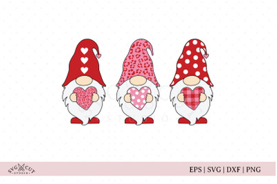 Valentines Day Gnomes SVG Files