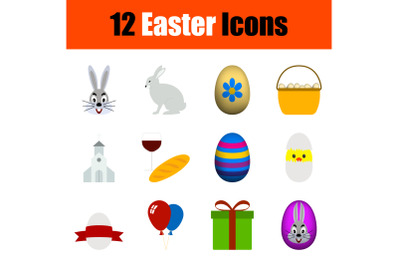 Easter Icon Set