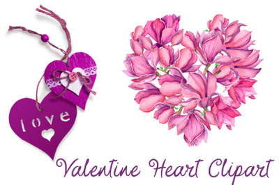 Valentines magnolia Heart Clipart. Love png