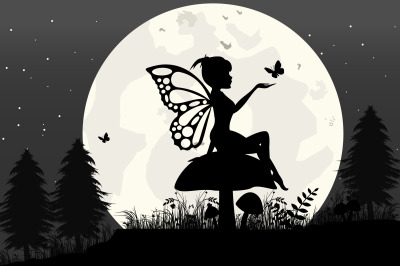 fairy silhouette