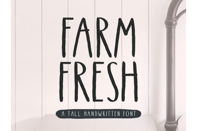 Farm Fresh | Handwritten Rustic Farmhouse Font