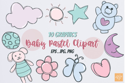 Baby Pastel Clipart