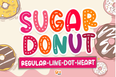 Sugar Donut Deluxe Package Font!