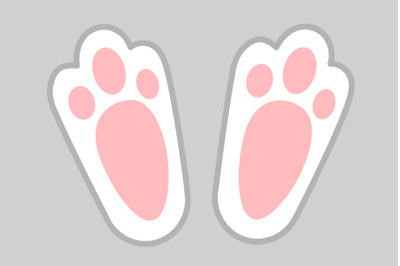 Easter bunny feet svg&2C; Rabbit feet svg&2C; Easter svg&2C; Easter decorations