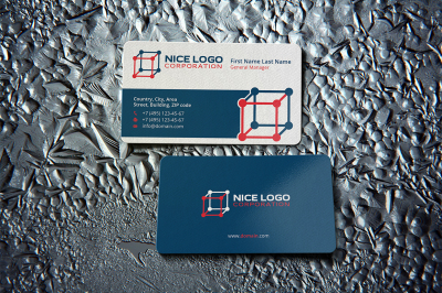 cube business card