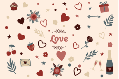 Love Valentines Day Illustrations