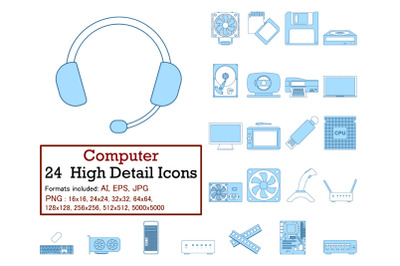 Computer Icon Set