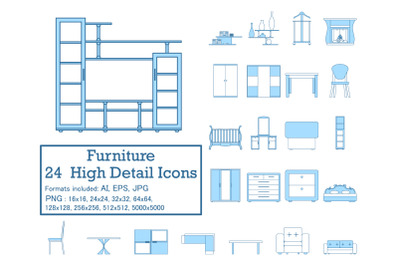 Furniture Icon Set